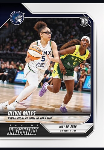 2026 panini instant wnba - instant, #255